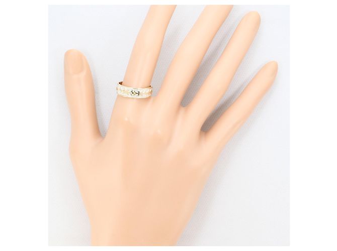 Autre Marque Anello a fascia in oro 10K bianco e giallo D'oro - vista 5