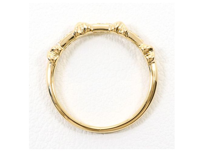 Autre Marque 18K Gelbgold-Ring mit Diamant Golden - Ansicht 2