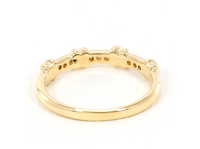 Autre Marque 18K Gelbgold-Ring mit Diamant Golden - Ansicht 3