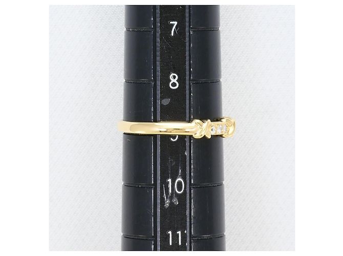 Autre Marque 18K Gelbgold-Ring mit Diamant Golden - Ansicht 6