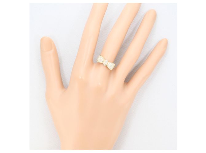 Autre Marque 10K Gelbgold-Ring mit Diamant Golden - Ansicht 6