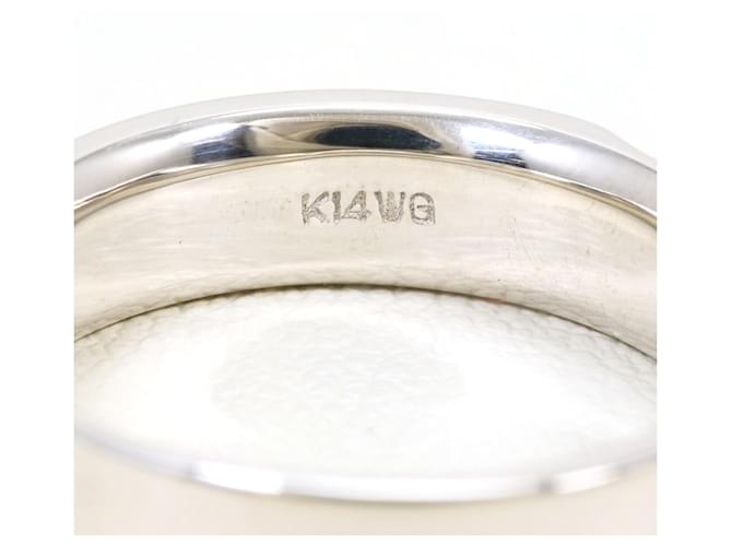 Autre Marque 14K Weißgold-Ring Golden - Ansicht 4