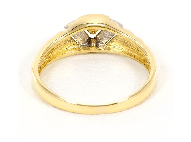 Autre Marque 18K Goldring mit Diamant Golden - Ansicht 3