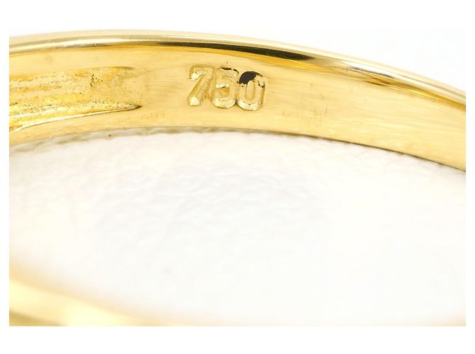 Autre Marque 18K Goldring mit Diamant Golden - Ansicht 4