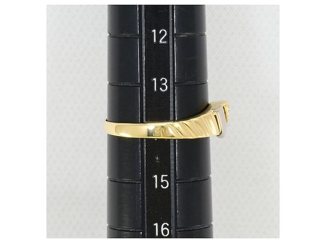 Autre Marque 18K Goldring mit Diamant Golden - Ansicht 7