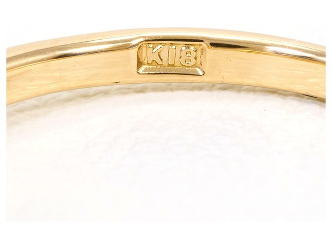 Autre Marque 18K Gelbgold-Ring mit Diamant Golden - Ansicht 4