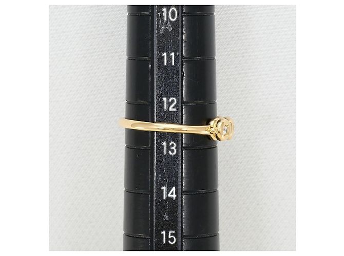 Autre Marque 18K Gelbgold-Ring mit Diamant Golden - Ansicht 7