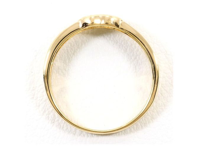 Autre Marque Diamantring aus PT900 Platin und 18K Gelbgold Golden - Ansicht 2