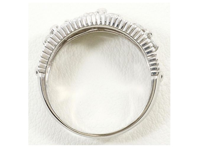 Autre Marque Platin 900 Diamantring - Ansicht 3