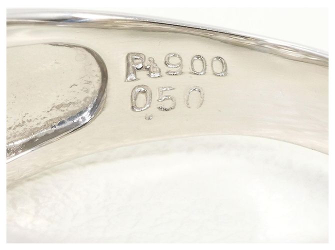 Autre Marque Platin 900 Diamantring - Ansicht 5