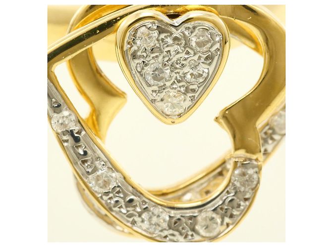 Autre Marque 18K Goldring mit Diamant Golden - Ansicht 2