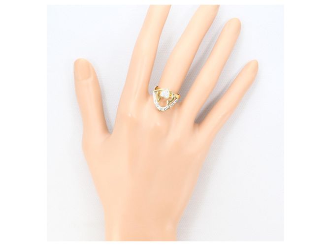 Autre Marque 18K Goldring mit Diamant Golden - Ansicht 6