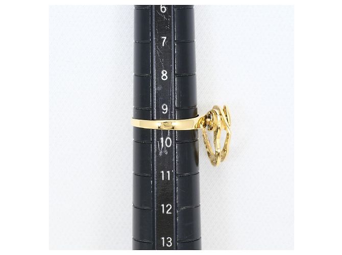 Autre Marque 18K Goldring mit Diamant Golden - Ansicht 7