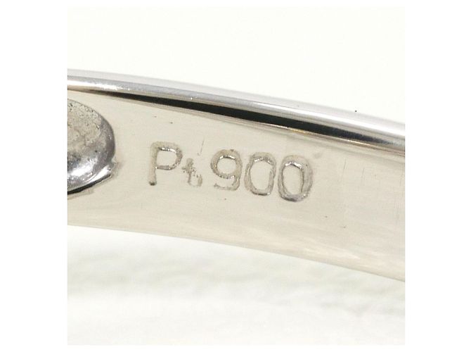 Autre Marque Anello a fascia in platino e diamanti - vista 5