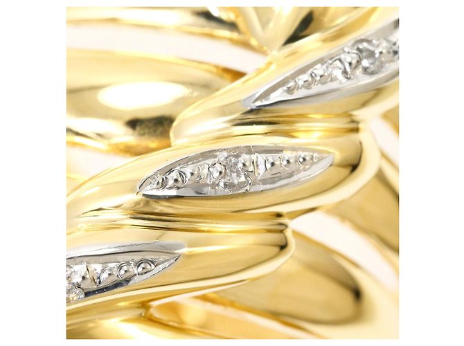 Autre Marque PT900 Platin- und 18K Gelbgold Ring Golden - Ansicht 2
