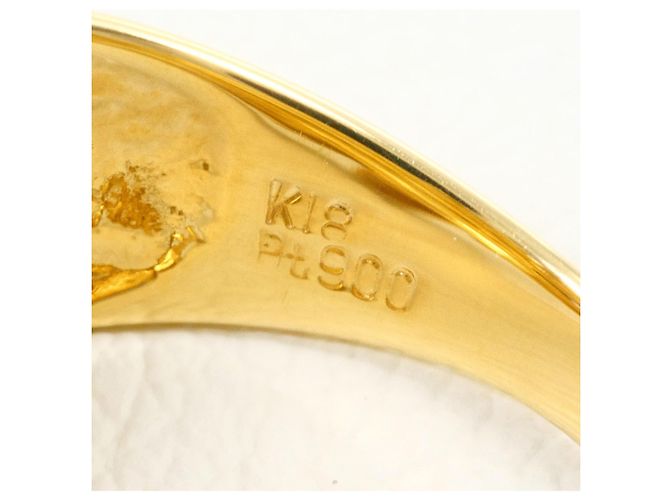 Autre Marque PT900 Platin- und 18K Gelbgold Ring Golden - Ansicht 6