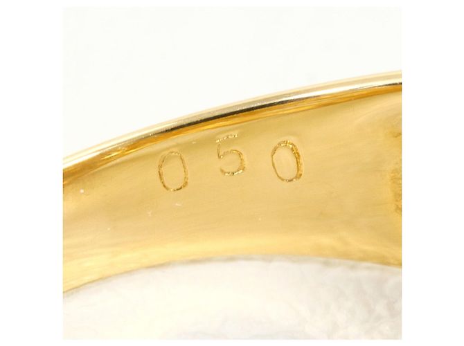 Autre Marque 18K Gelbgold-Ring mit Diamant Golden - Ansicht 6