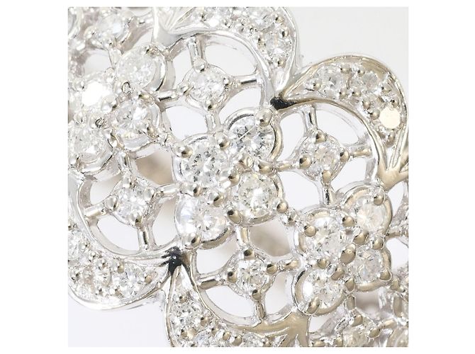 Autre Marque Anello a fascia in platino PT900 con diamante - vista 2