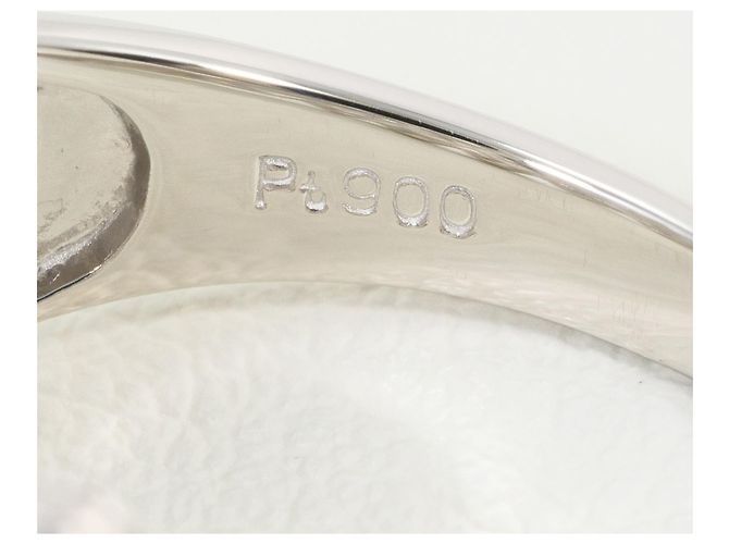 Autre Marque Anello a fascia in platino PT900 con diamante - vista 5