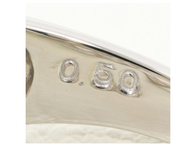 Autre Marque Anello a fascia in platino PT900 con diamante - vista 6