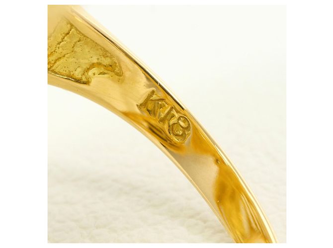 Autre Marque 18K Gelbgoldring mit Diamant Golden - Ansicht 5
