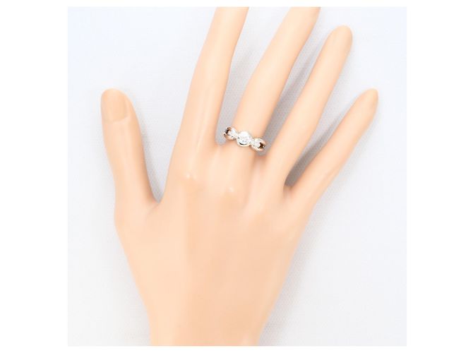 Autre Marque PT900 Platinum Band Ring with Diamond - view 6