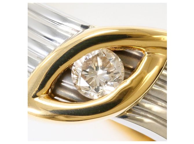 Autre Marque PT900 Platin- und 18K Gelbgold Ring Golden - Ansicht 2