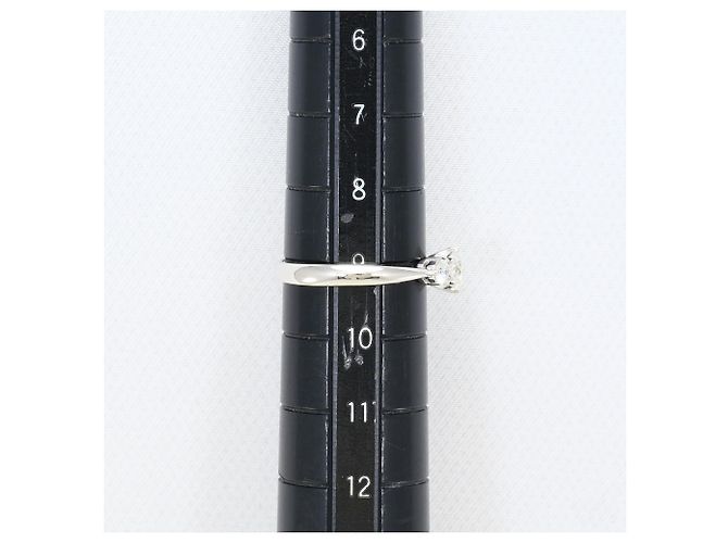 Autre Marque PT900 Platinring mit Diamant - Ansicht 8