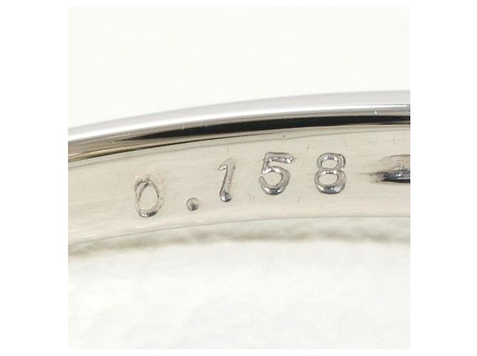 Autre Marque PT950 Platinring mit Rubin und Diamant - Ansicht 6