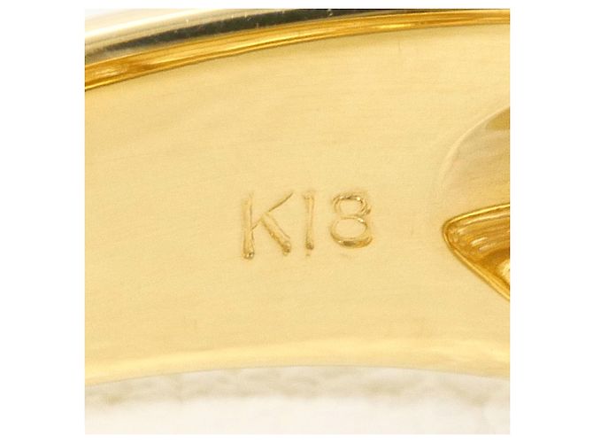 Autre Marque 18K Gelbgold-Ring mit Diamant Golden - Ansicht 6