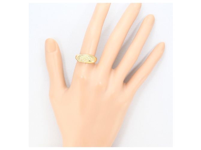 Autre Marque 18K Gelbgold-Ring mit Diamant Golden - Ansicht 7