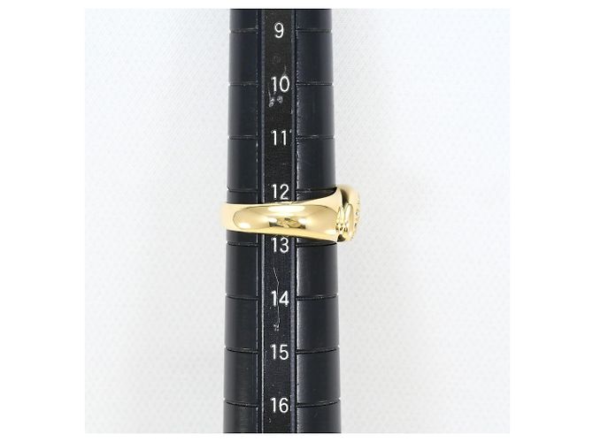 Autre Marque 18K Gelbgold-Ring mit Diamant Golden - Ansicht 8