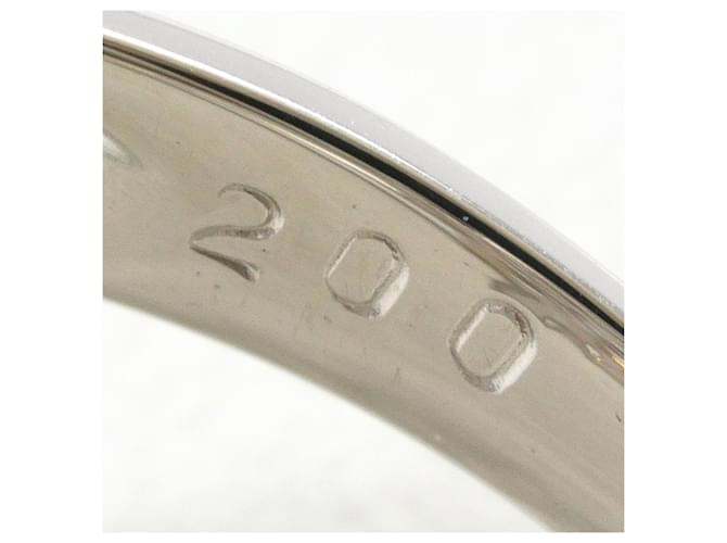Autre Marque Platinring mit Diamant - Ansicht 5