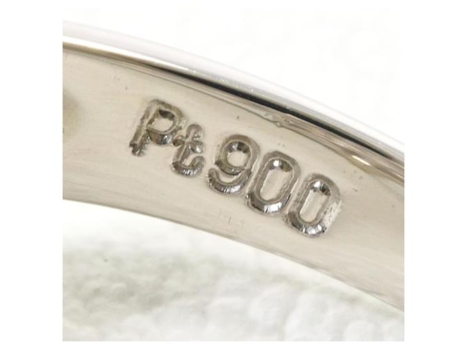 Autre Marque Platinring mit Diamant - Ansicht 6