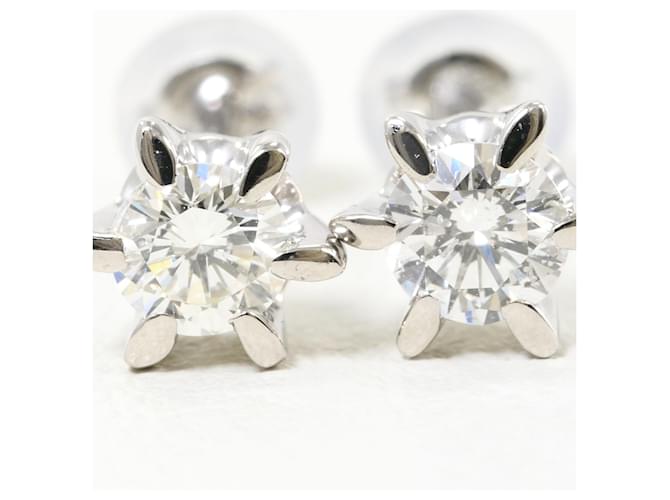 Autre Marque Platin-Diamant-Stecker - Ansicht 3