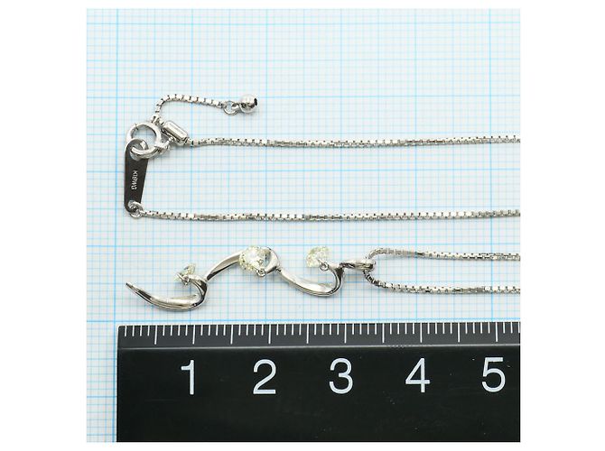 Autre Marque Collana in oro bianco 18K con diamante giallo D'oro - vista 5