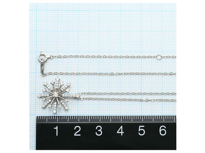 Autre Marque 18K Weißgoldkette mit Diamant Golden - Ansicht 5