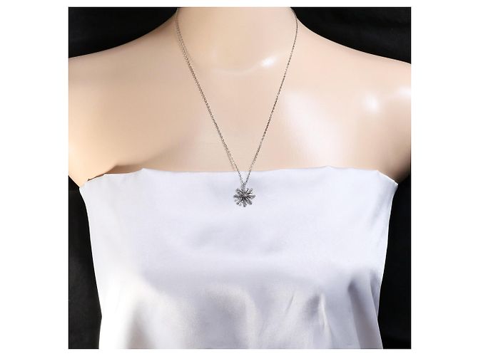 Autre Marque 18K Weißgoldkette mit Diamant Golden - Ansicht 6
