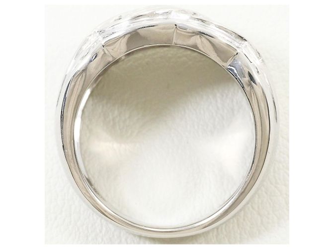 Autre Marque Anello a fascia in platino PT900 con diamante - vista 2