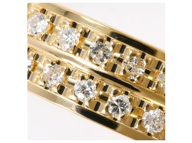 Autre Marque 18K Gelbgold-Ring mit Diamant Golden - Ansicht 5