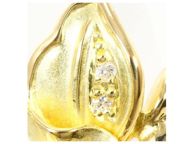 Autre Marque 18K Gelbgold-Ring mit Diamant Golden - Ansicht 2