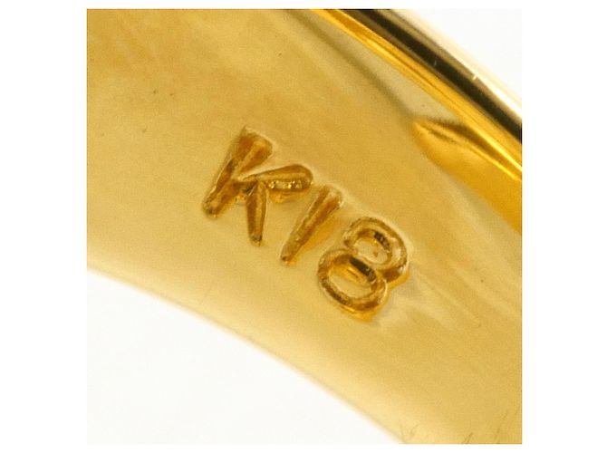 Autre Marque 18K Gelbgold-Ring mit Diamant Golden - Ansicht 5