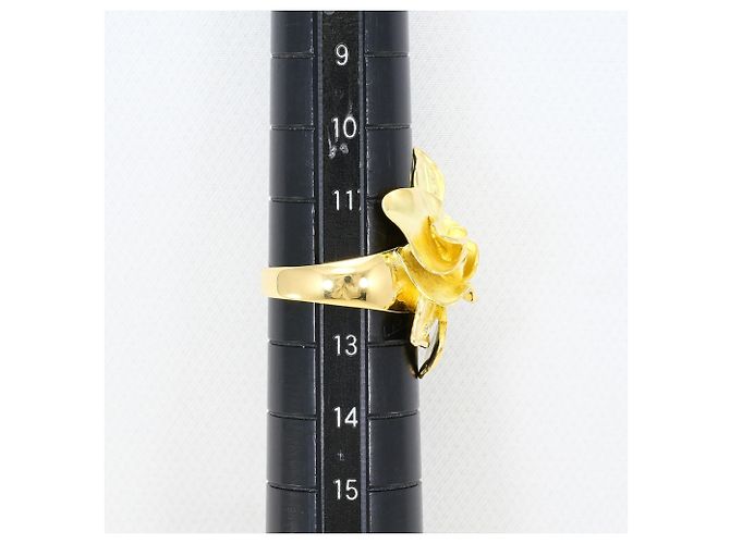 Autre Marque 18K Gelbgold-Ring mit Diamant Golden - Ansicht 8