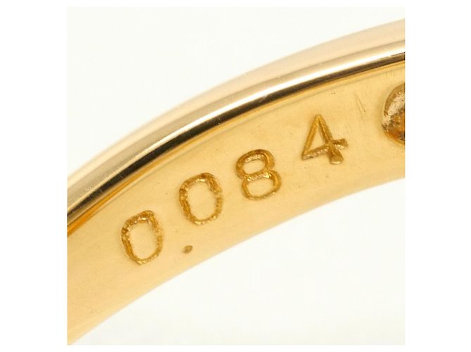 Autre Marque 18K Gelbgold und Platin Diamant Ring Golden - Ansicht 6