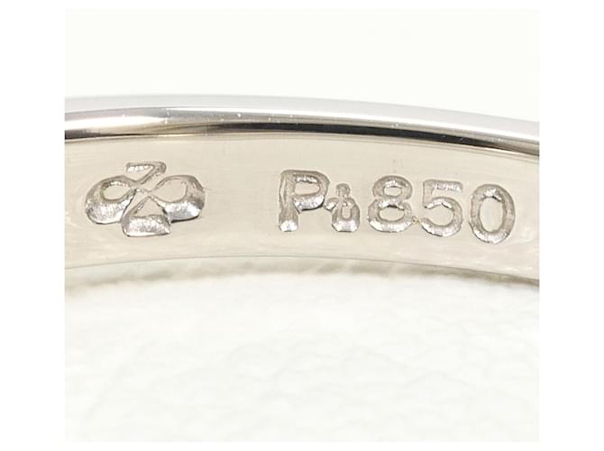 Autre Marque Platinring mit Diamant - Ansicht 5