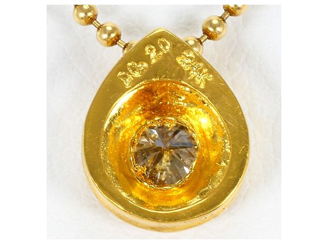 Autre Marque Collana in oro giallo 24K K24 con diamante D'oro - vista 3