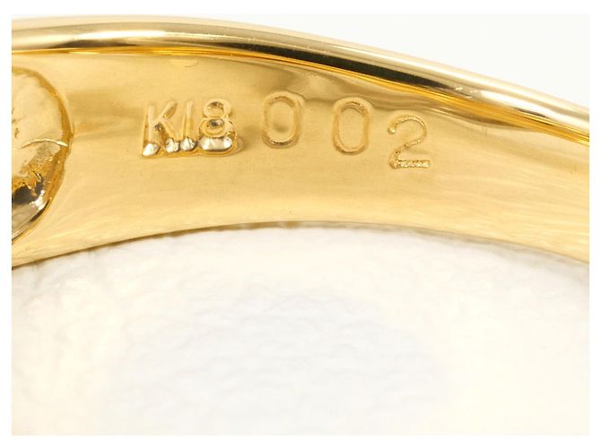 Autre Marque Platin- und Goldring mit Diamant Golden - Ansicht 6