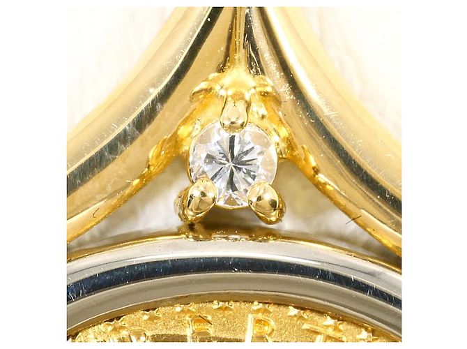 Autre Marque Pendente in oro giallo 22K con diamante D'oro - vista 2