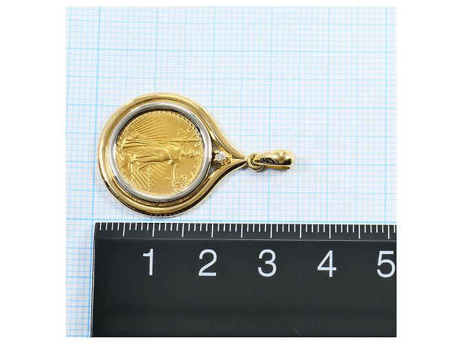 Autre Marque Pendente in oro giallo 22K con diamante D'oro - vista 5