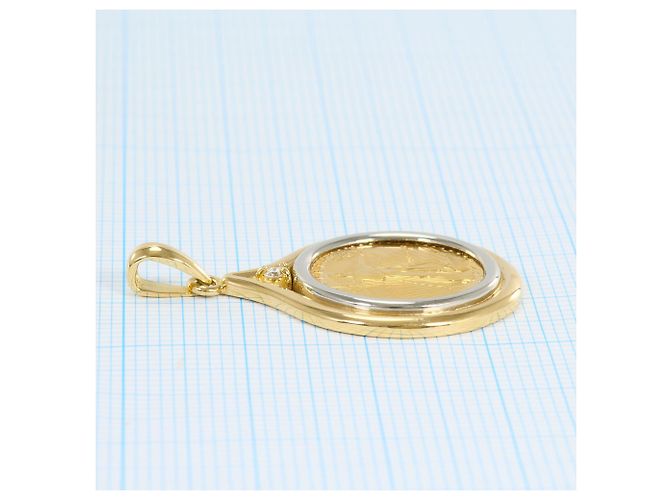 Autre Marque Pendente in oro giallo 22K con diamante D'oro - vista 6